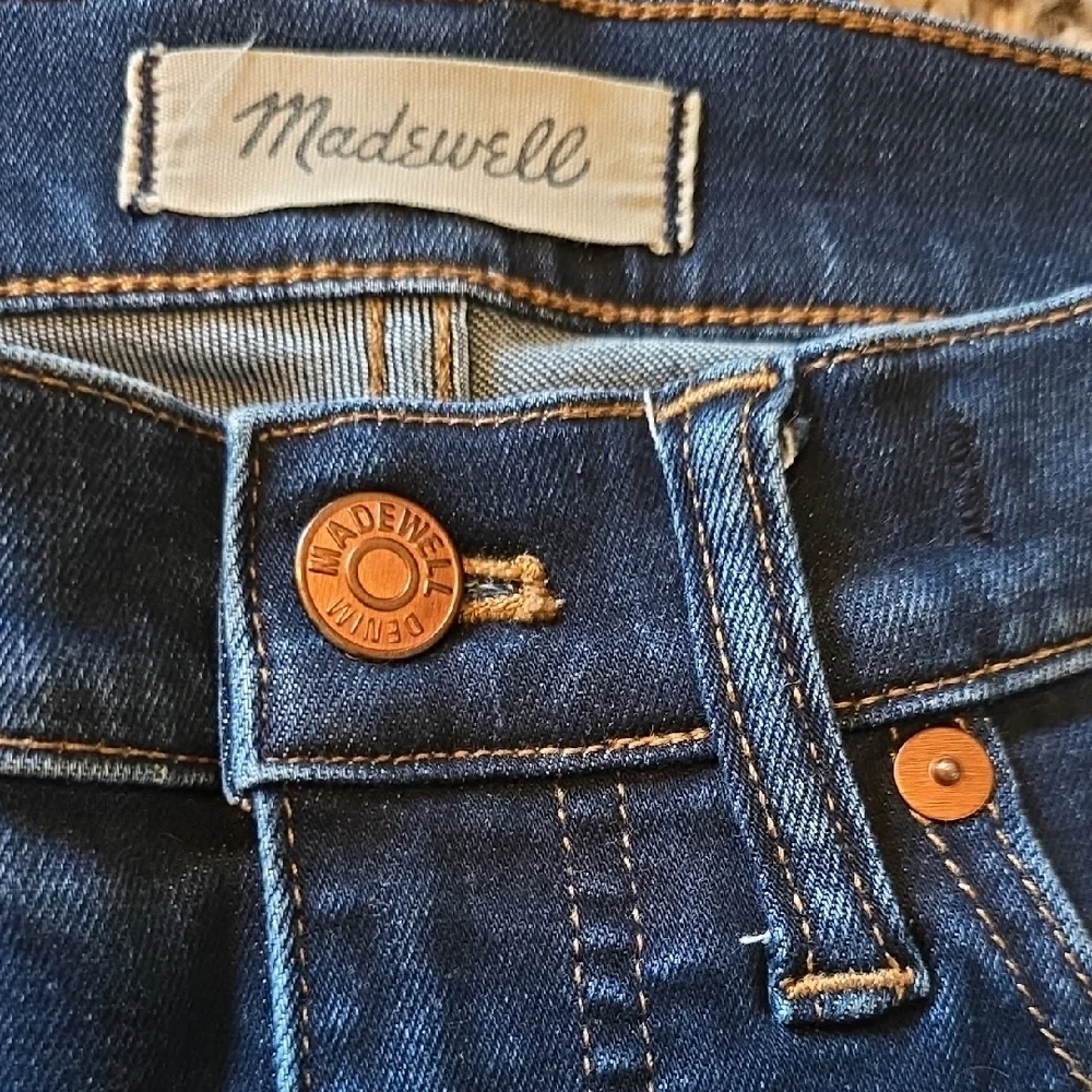 Madewell Dark Blue Skinny Jeans - Picture 2 of 3